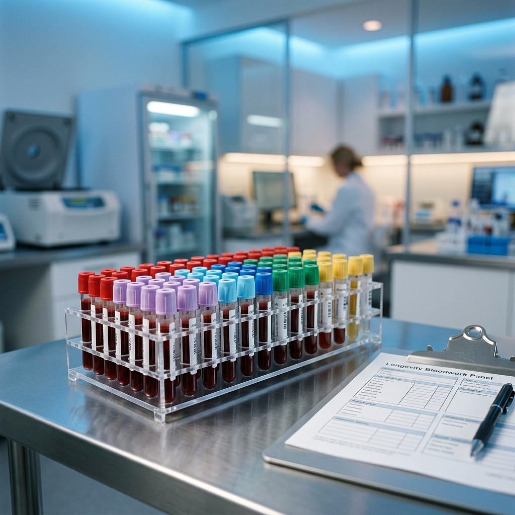 The Longevity Bloodwork Panel: 12 Biomarkers Every Man Over 40 Should Know