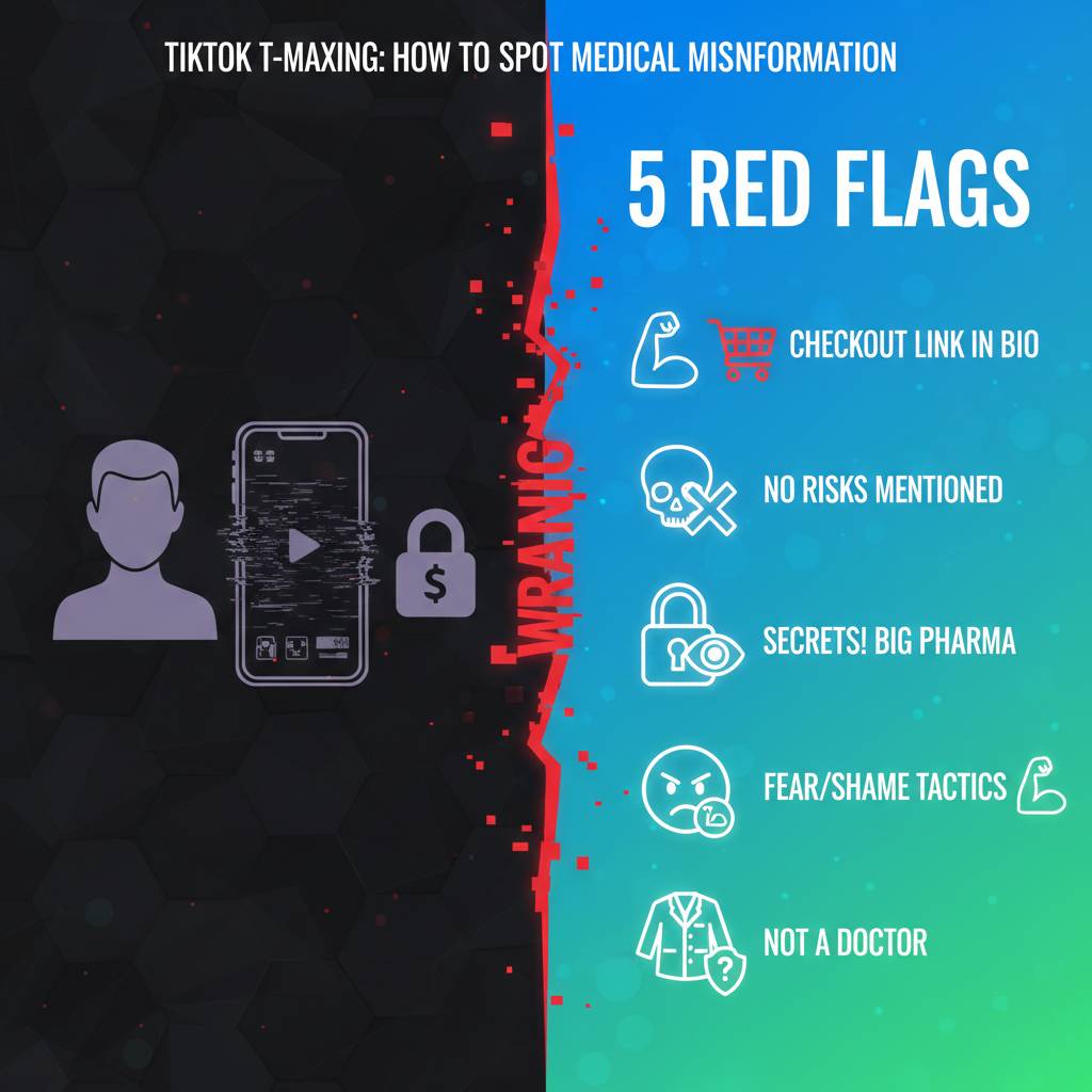 TikTok Testosterone Misinformation - 5 Red Flags